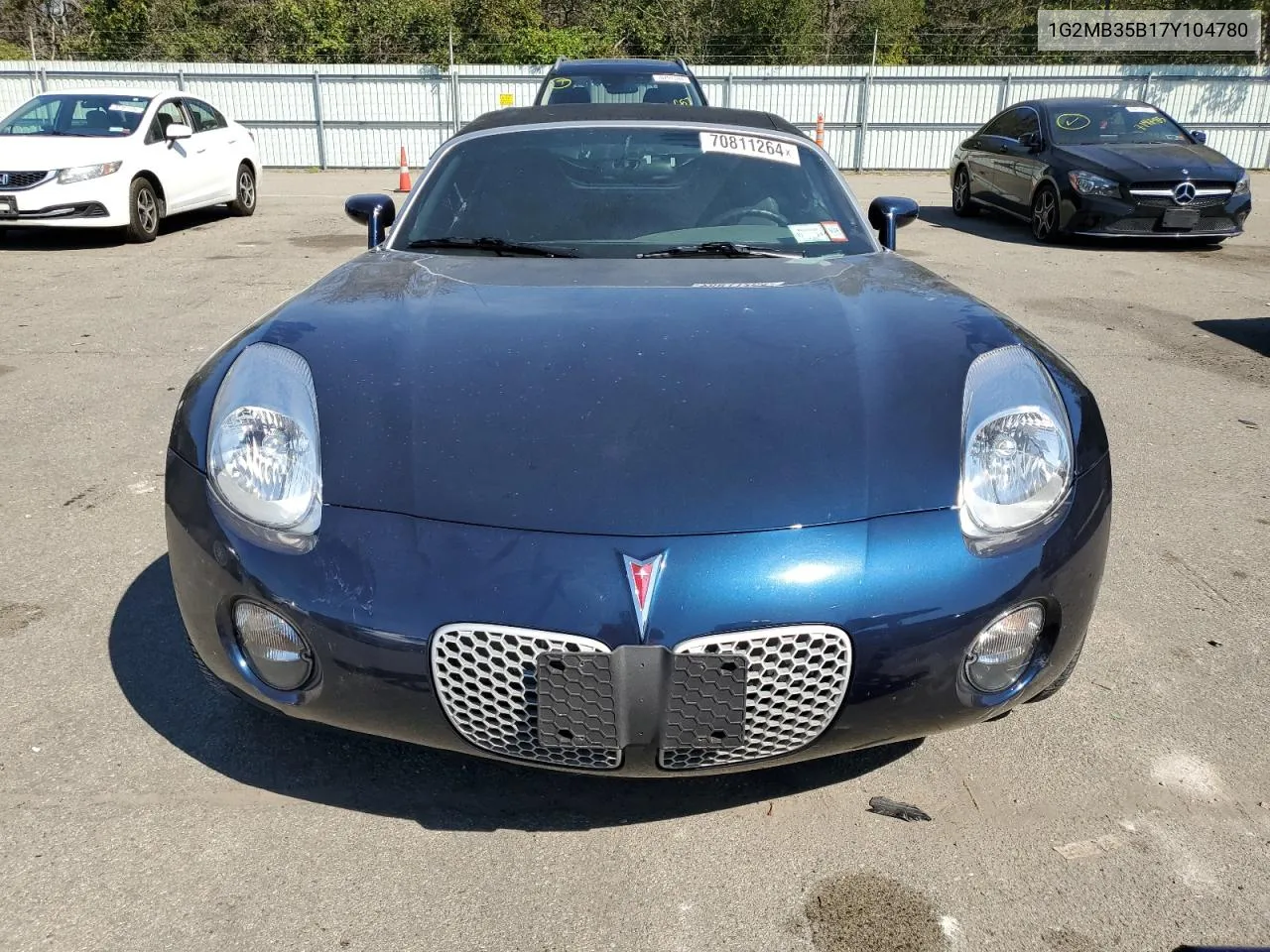 2007 Pontiac Solstice VIN: 1G2MB35B17Y104780 Lot: 70811264