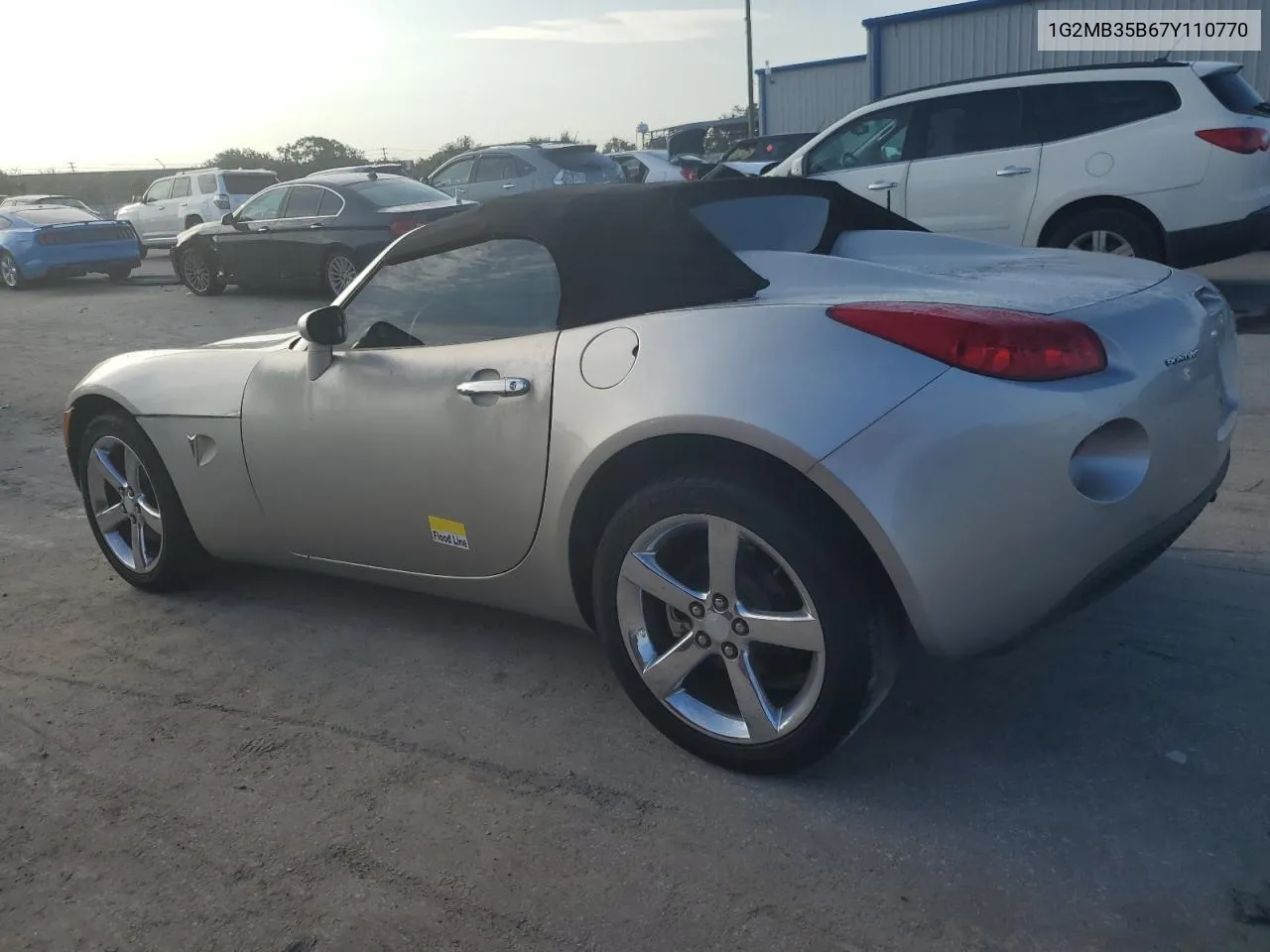 2007 Pontiac Solstice VIN: 1G2MB35B67Y110770 Lot: 71586314