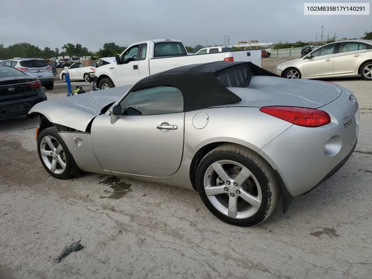 2007 Pontiac Solstice VIN: 1G2MB35B17Y140291 Lot: 72498694