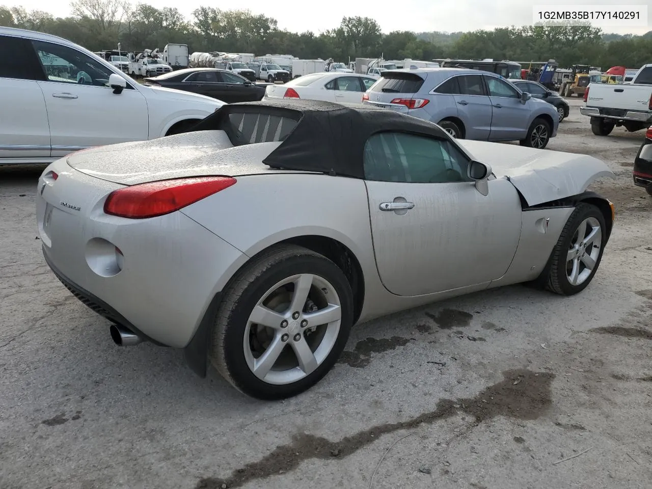 2007 Pontiac Solstice VIN: 1G2MB35B17Y140291 Lot: 72498694