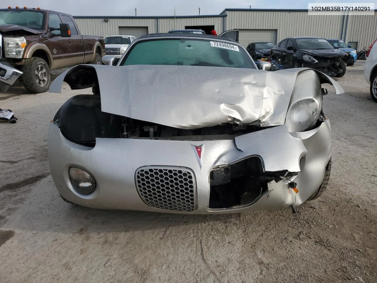 2007 Pontiac Solstice VIN: 1G2MB35B17Y140291 Lot: 72498694