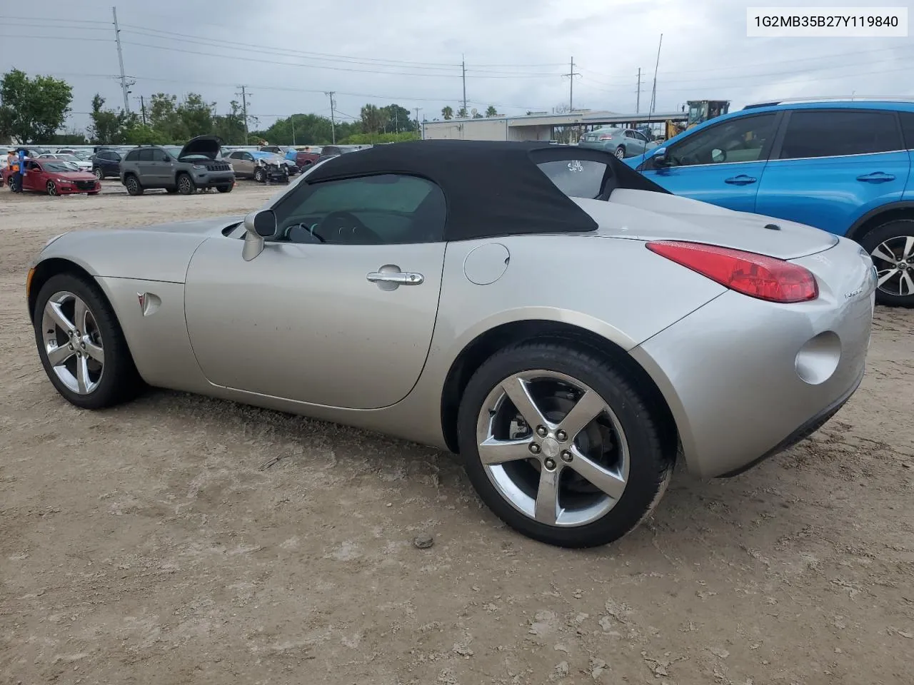 2007 Pontiac Solstice VIN: 1G2MB35B27Y119840 Lot: 73684114