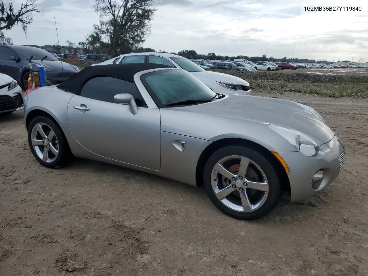 2007 Pontiac Solstice VIN: 1G2MB35B27Y119840 Lot: 73684114