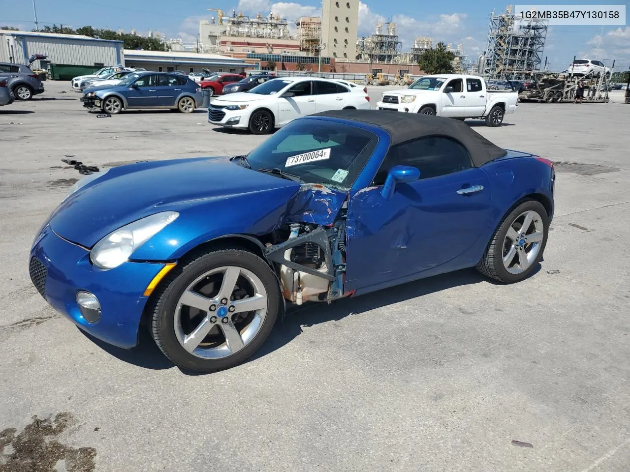 2007 Pontiac Solstice VIN: 1G2MB35B47Y130158 Lot: 73700064