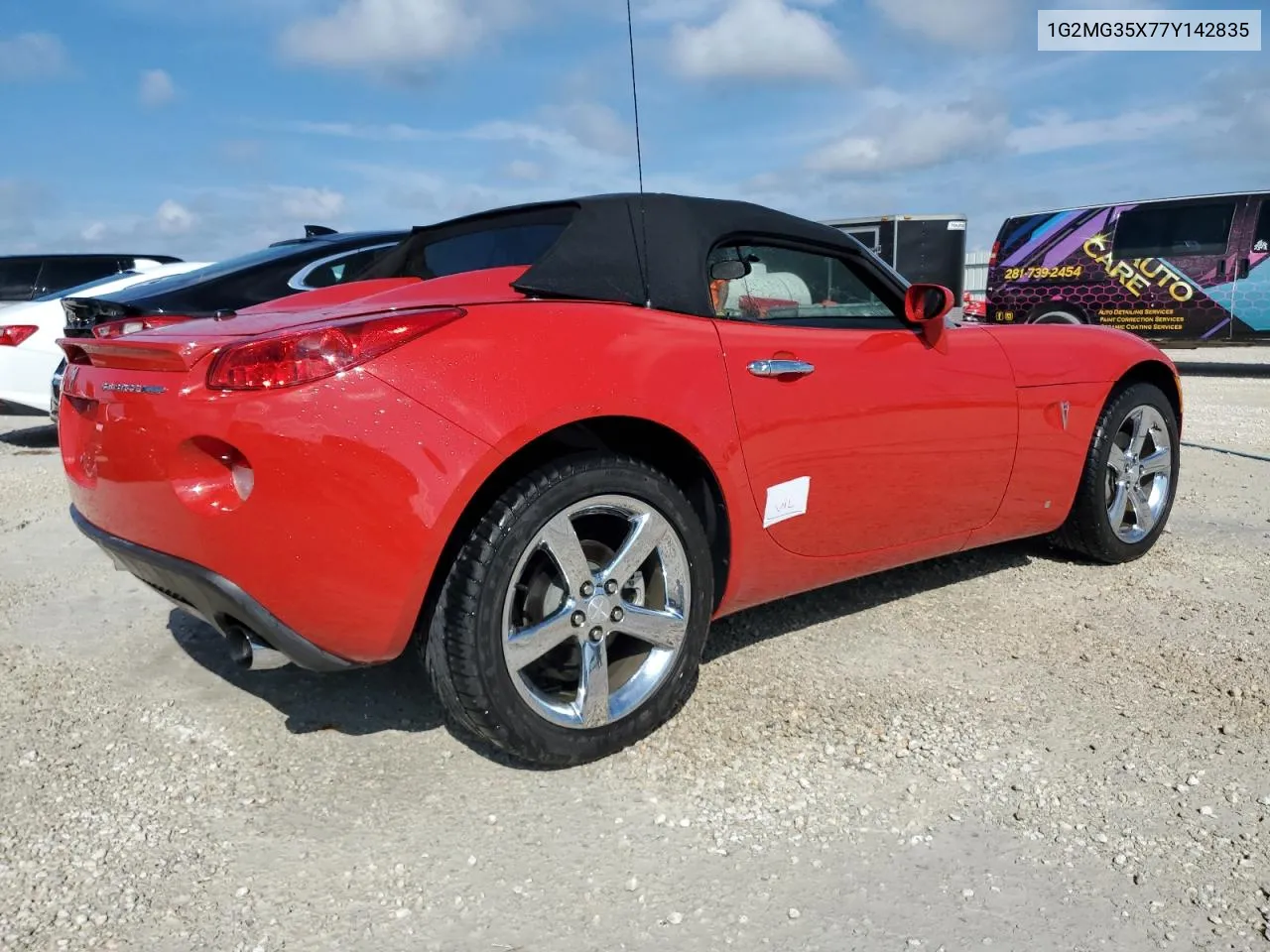 2007 Pontiac Solstice Gxp VIN: 1G2MG35X77Y142835 Lot: 74244854