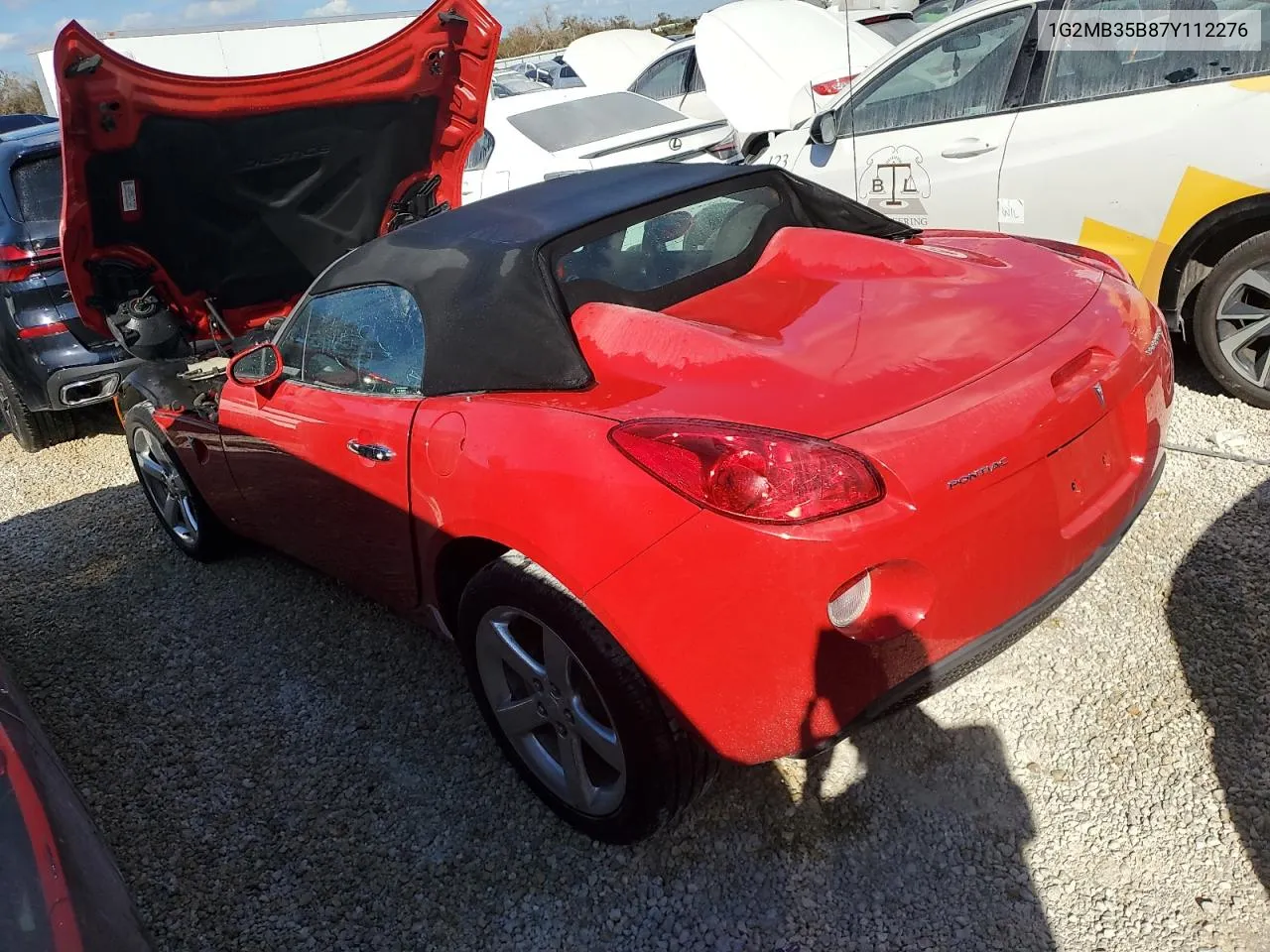 2007 Pontiac Solstice VIN: 1G2MB35B87Y112276 Lot: 75092924