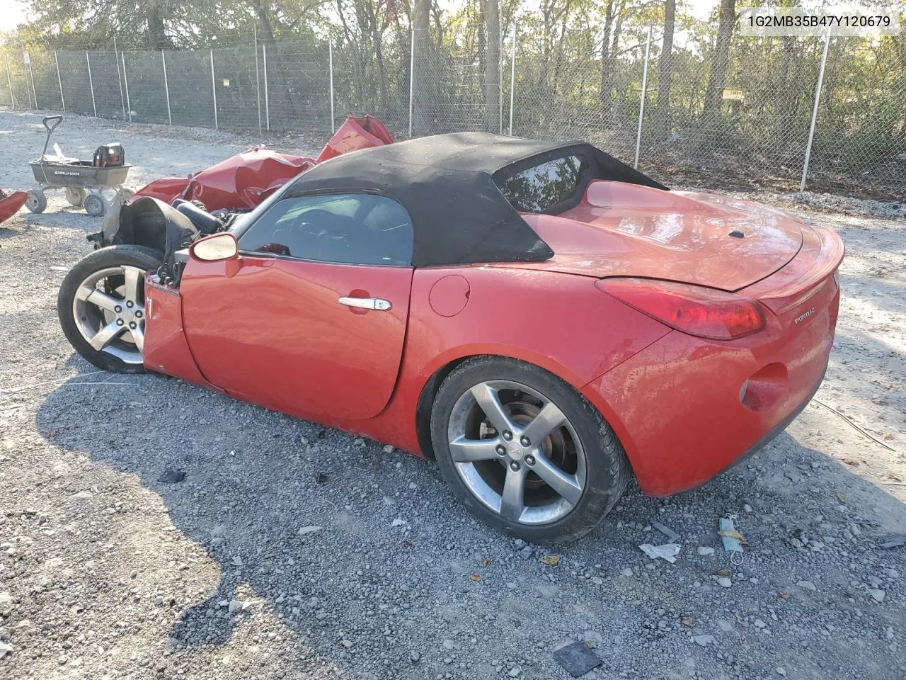 2007 Pontiac Solstice VIN: 1G2MB35B47Y120679 Lot: 75714834