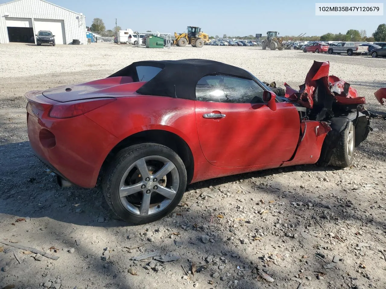 2007 Pontiac Solstice VIN: 1G2MB35B47Y120679 Lot: 75714834