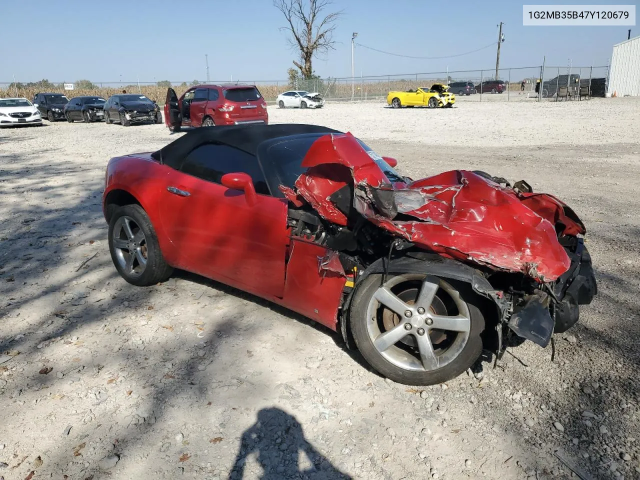 2007 Pontiac Solstice VIN: 1G2MB35B47Y120679 Lot: 75714834