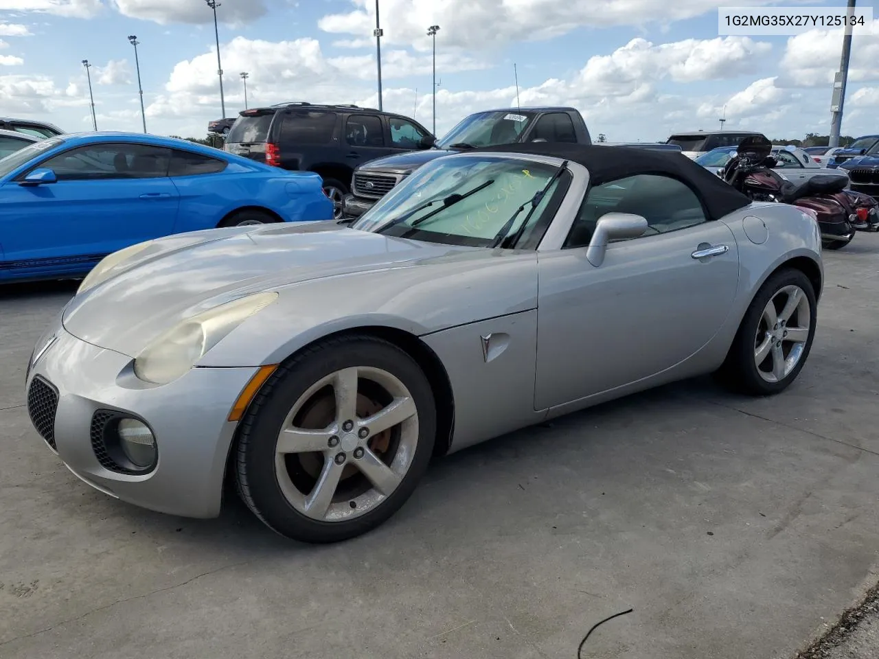 2007 Pontiac Solstice Gxp VIN: 1G2MG35X27Y125134 Lot: 76063104