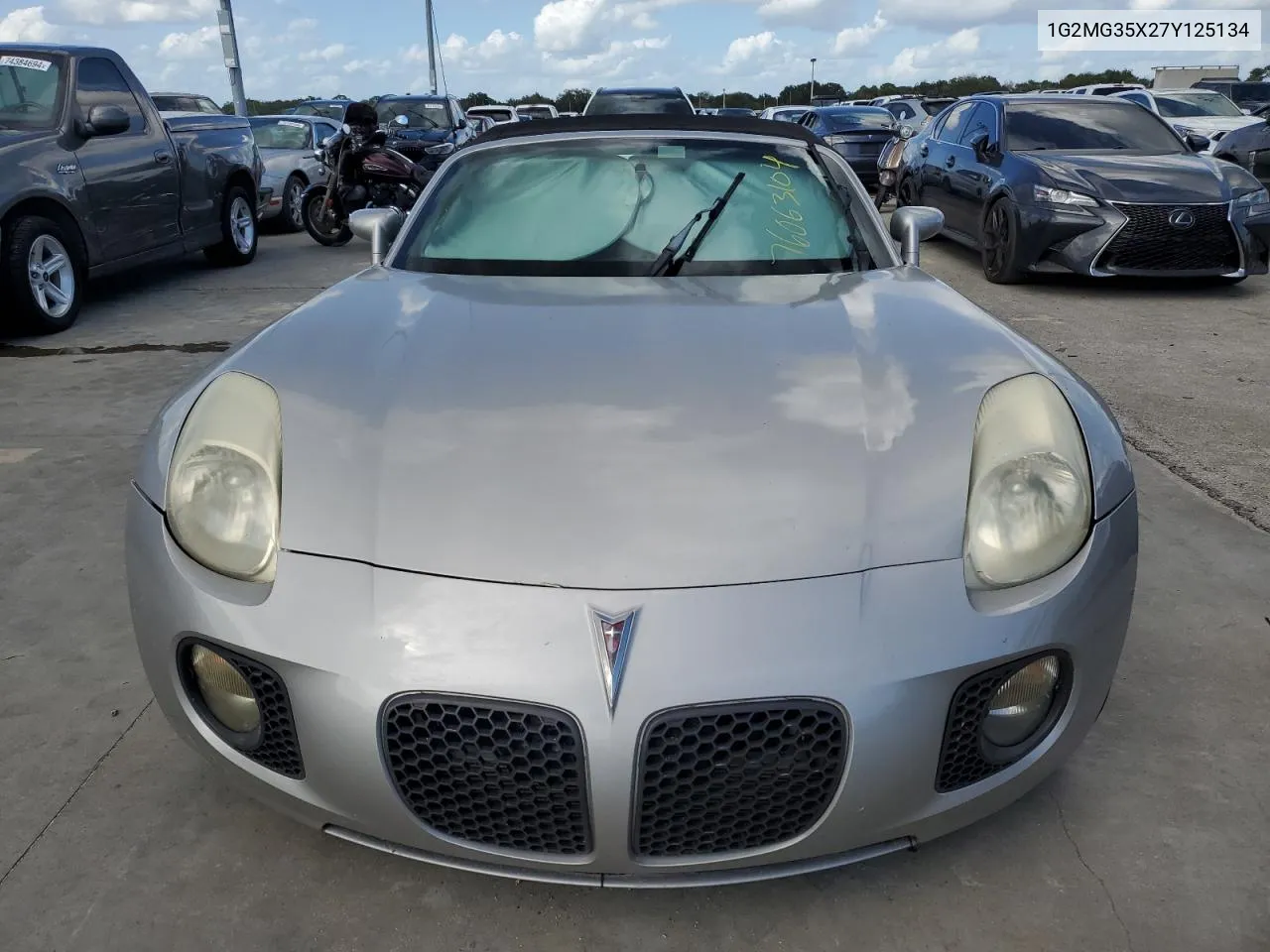 2007 Pontiac Solstice Gxp VIN: 1G2MG35X27Y125134 Lot: 76063104