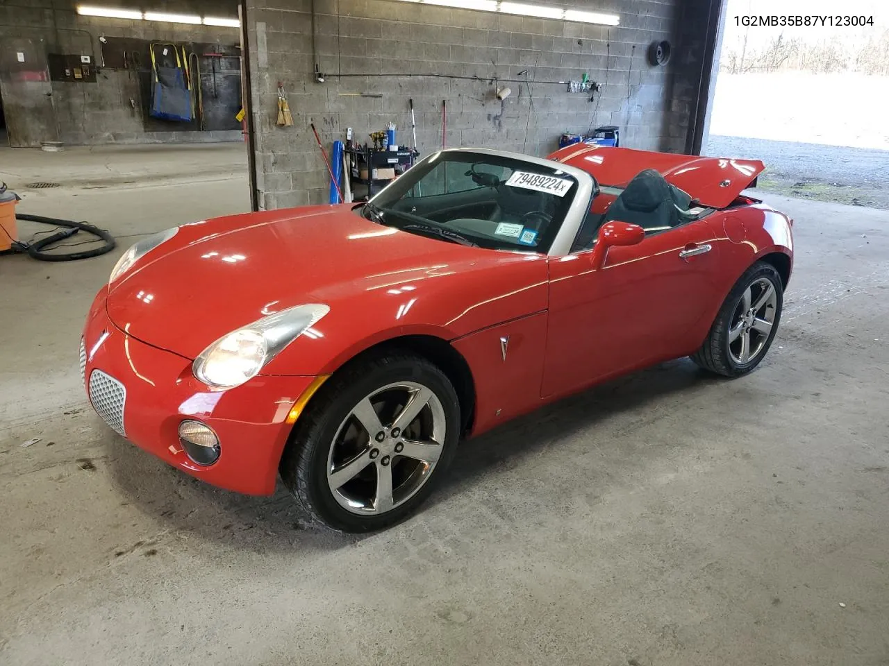 2007 Pontiac Solstice VIN: 1G2MB35B87Y123004 Lot: 79489224