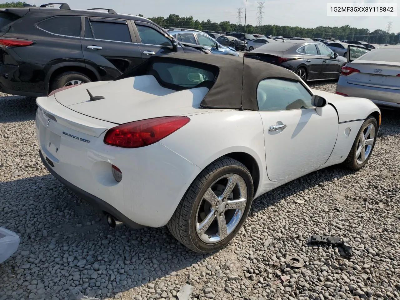 2008 Pontiac Solstice Gxp VIN: 1G2MF35XX8Y118842 Lot: 60426724