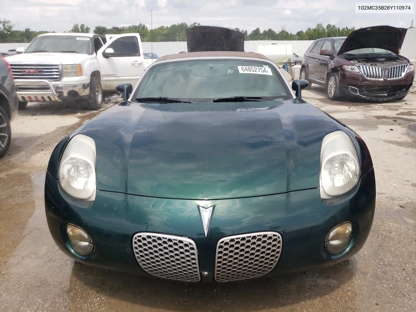 2008 Pontiac Solstice VIN: 1G2MC35B28Y110974 Lot: 64852754