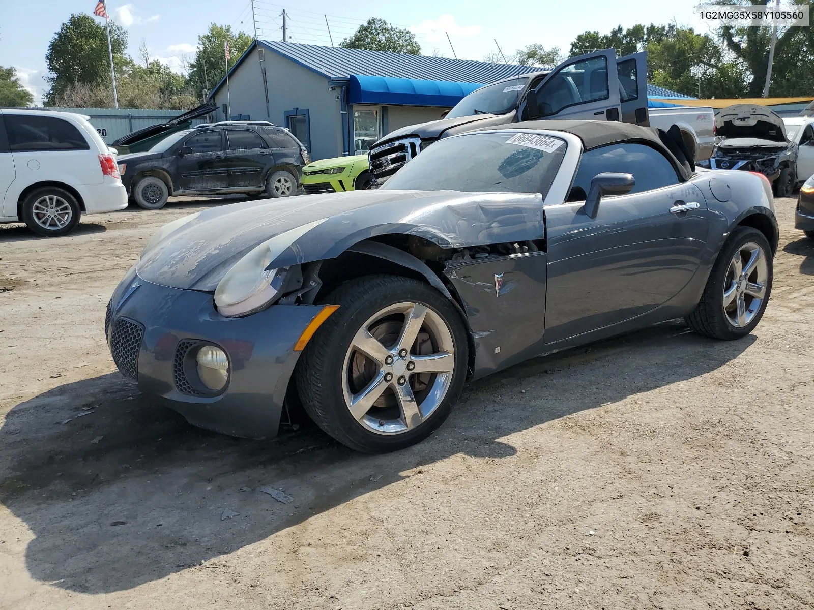 2008 Pontiac Solstice Gxp VIN: 1G2MG35X58Y105560 Lot: 66843664