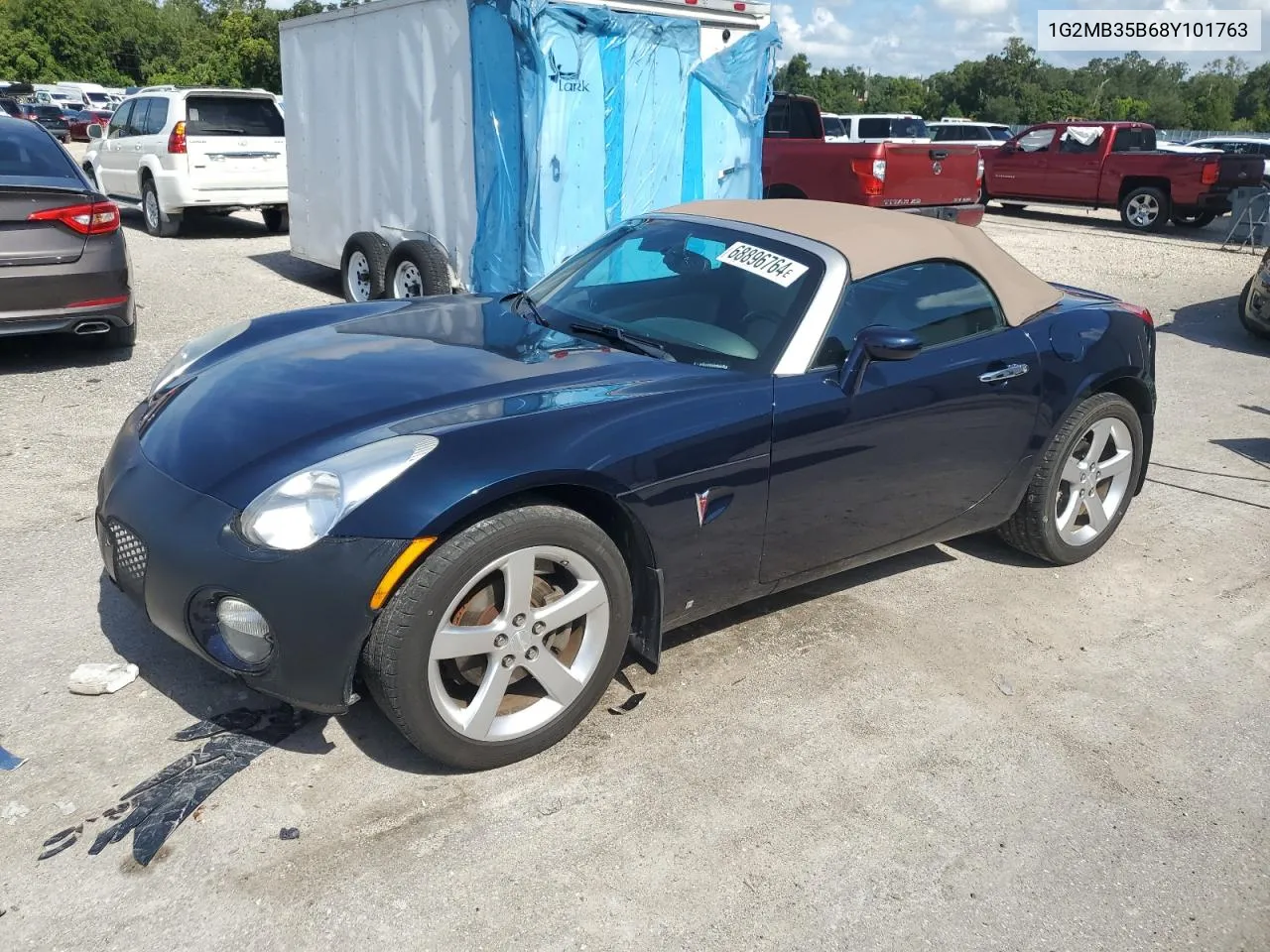 2008 Pontiac Solstice VIN: 1G2MB35B68Y101763 Lot: 68896764