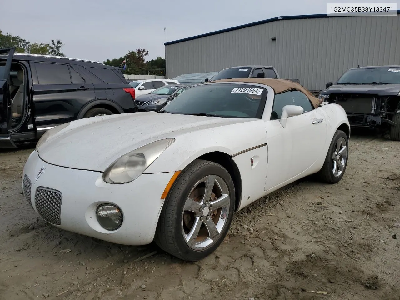 2008 Pontiac Solstice VIN: 1G2MC35B38Y133471 Lot: 71294854