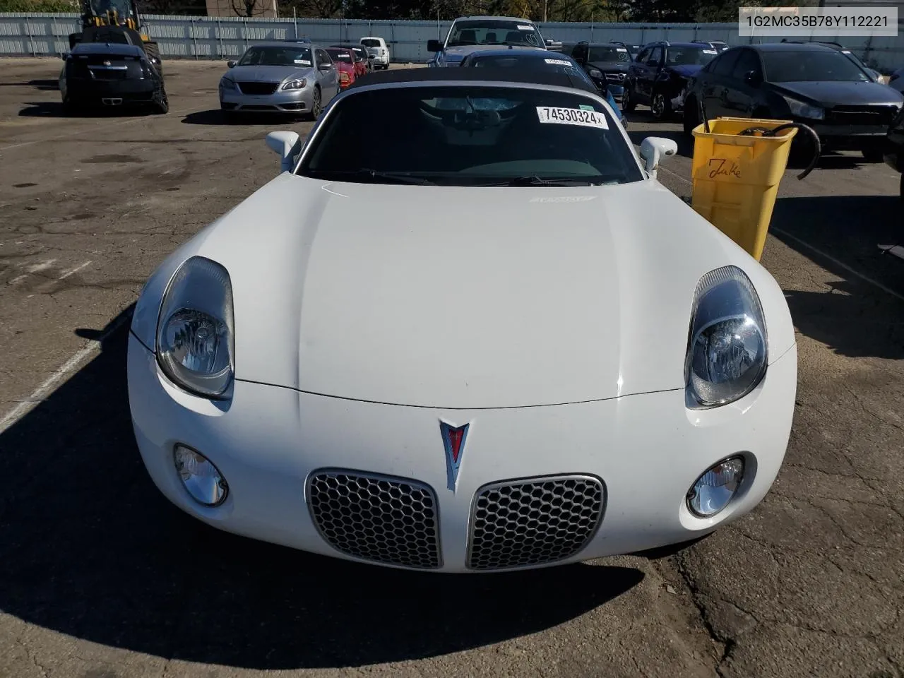 2008 Pontiac Solstice VIN: 1G2MC35B78Y112221 Lot: 74530324