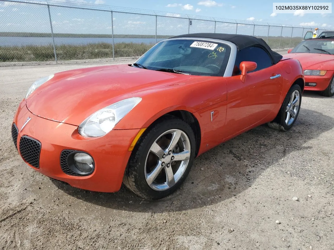 2008 Pontiac Solstice Gxp VIN: 1G2MG35X88Y102992 Lot: 75087284