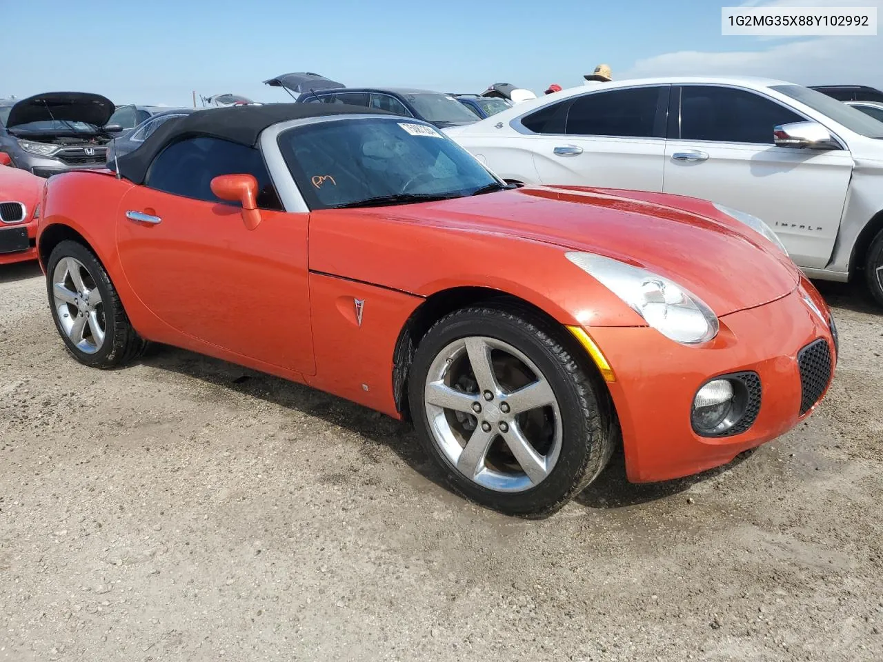 2008 Pontiac Solstice Gxp VIN: 1G2MG35X88Y102992 Lot: 75087284