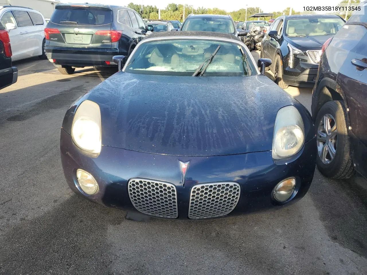 2008 Pontiac Solstice VIN: 1G2MB35B18Y113545 Lot: 75100324