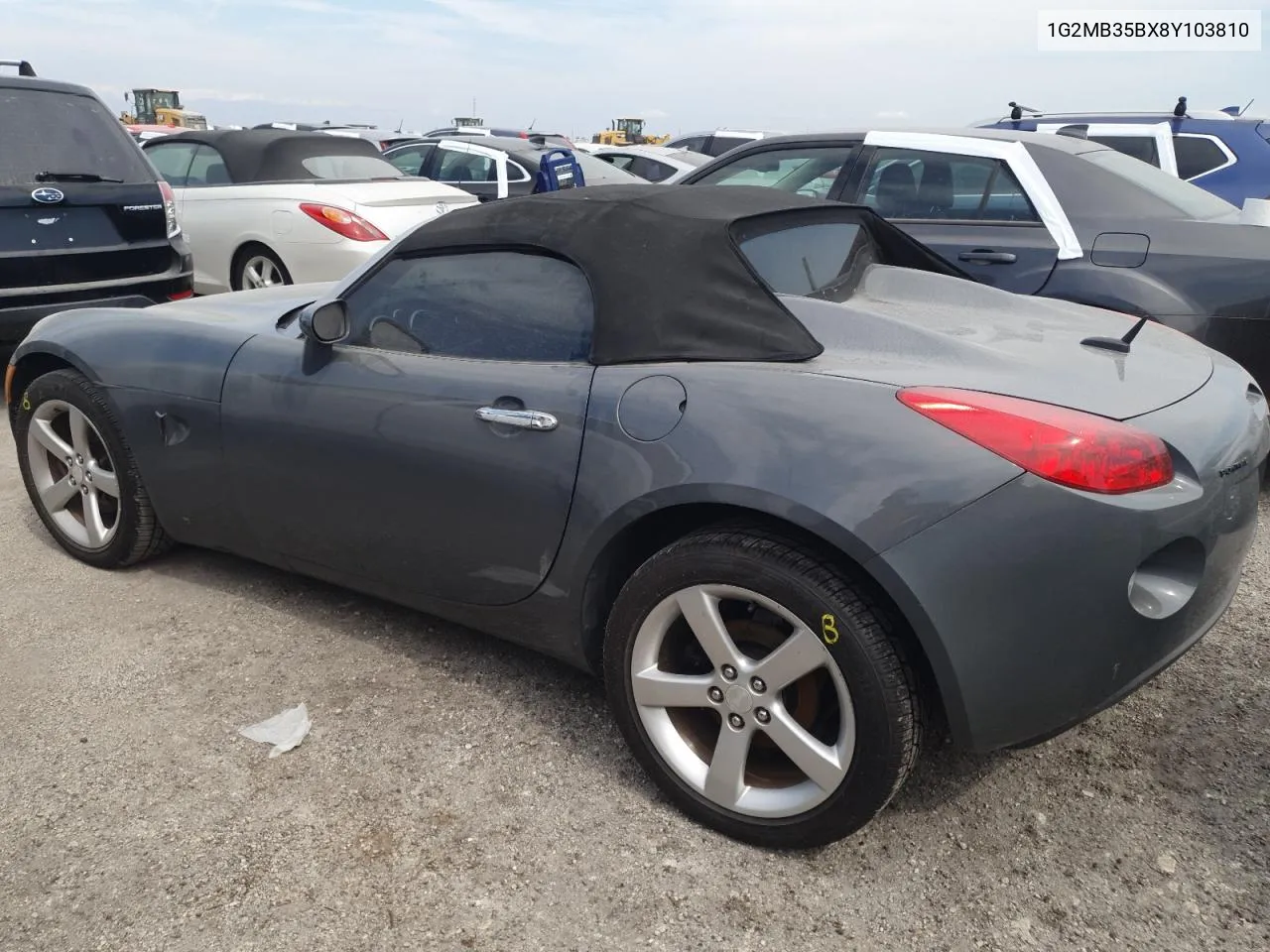 2008 Pontiac Solstice VIN: 1G2MB35BX8Y103810 Lot: 76457994