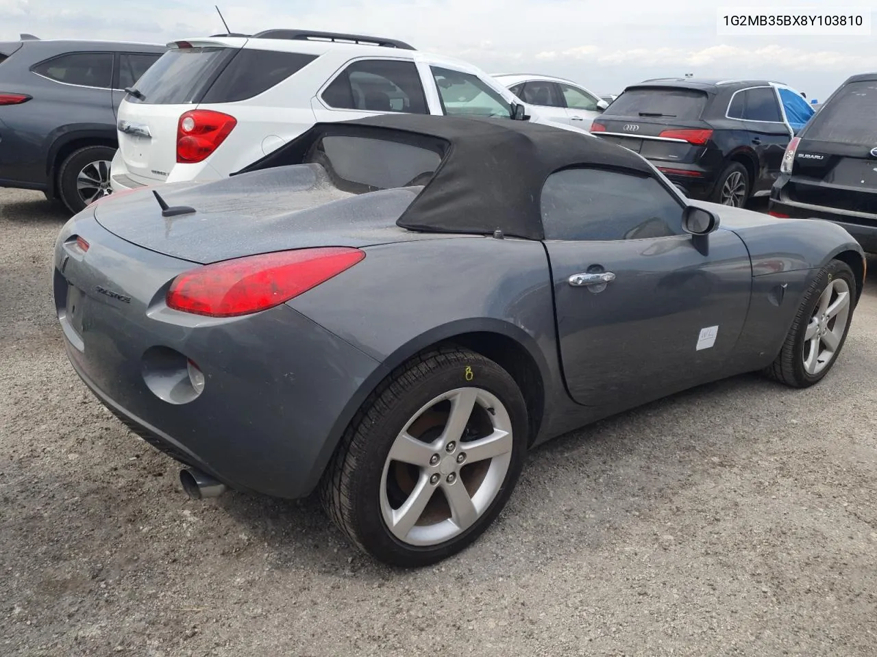 2008 Pontiac Solstice VIN: 1G2MB35BX8Y103810 Lot: 76457994