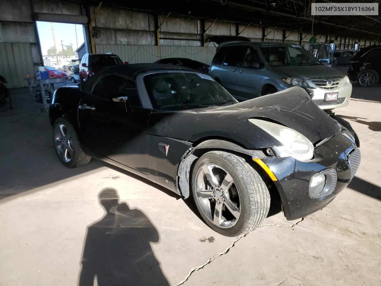 2008 Pontiac Solstice Gxp VIN: 1G2MF35X18Y116364 Lot: 76589494