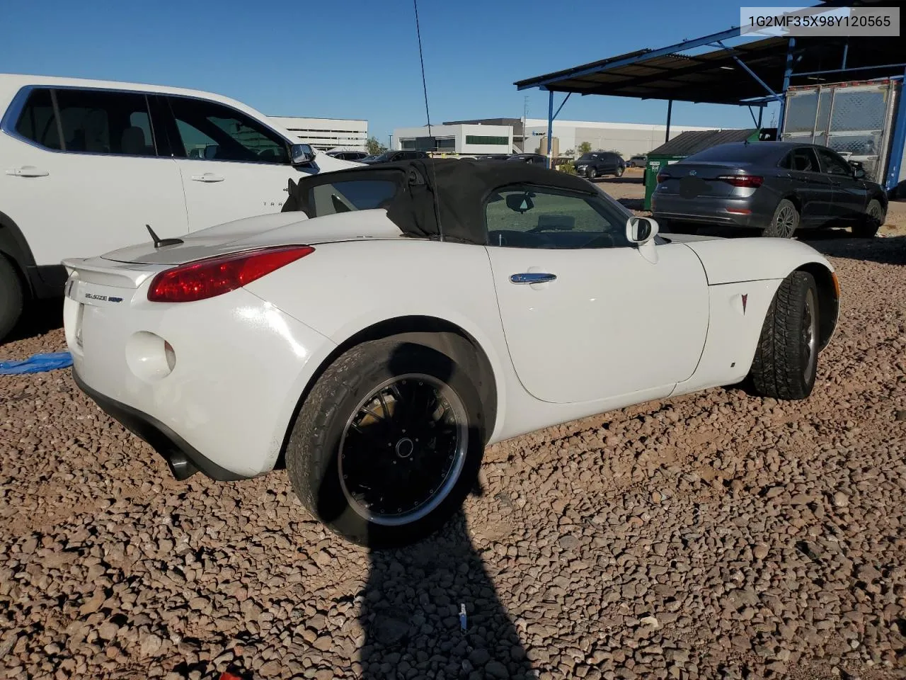 2008 Pontiac Solstice Gxp VIN: 1G2MF35X98Y120565 Lot: 76906694