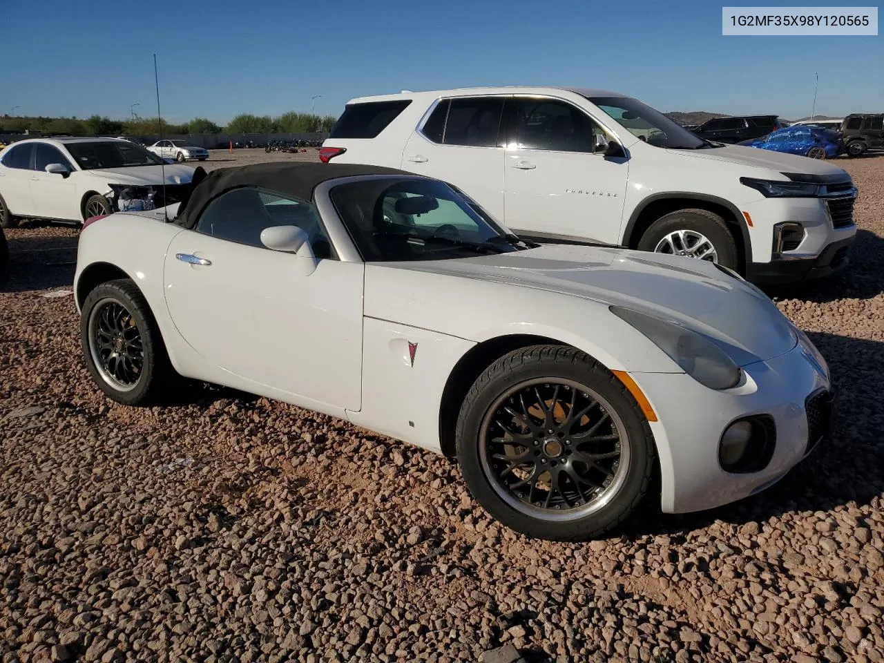 2008 Pontiac Solstice Gxp VIN: 1G2MF35X98Y120565 Lot: 76906694