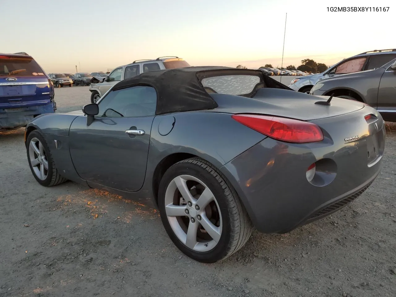 2008 Pontiac Solstice VIN: 1G2MB35BX8Y116167 Lot: 77190774