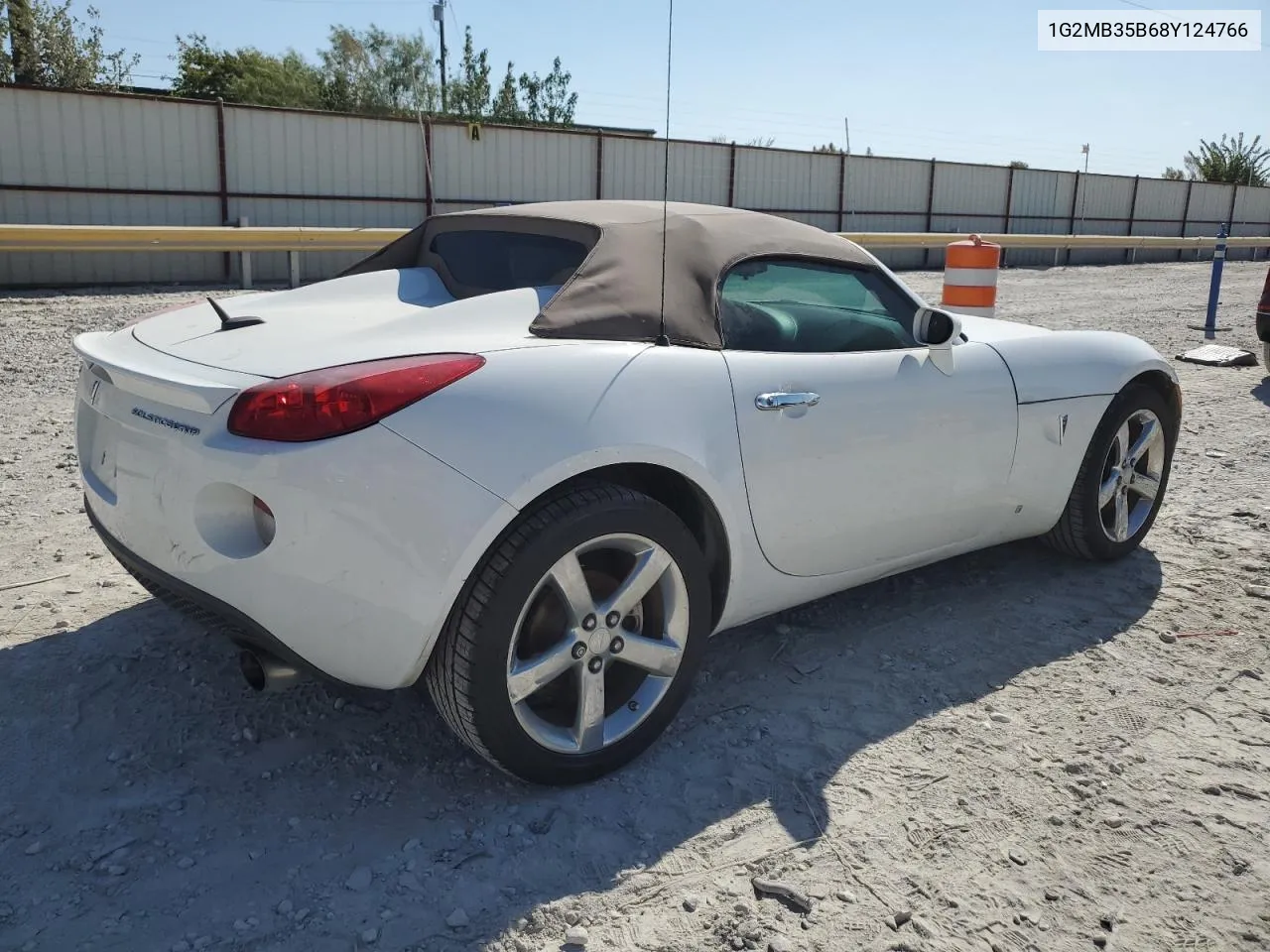 2008 Pontiac Solstice VIN: 1G2MB35B68Y124766 Lot: 77439474