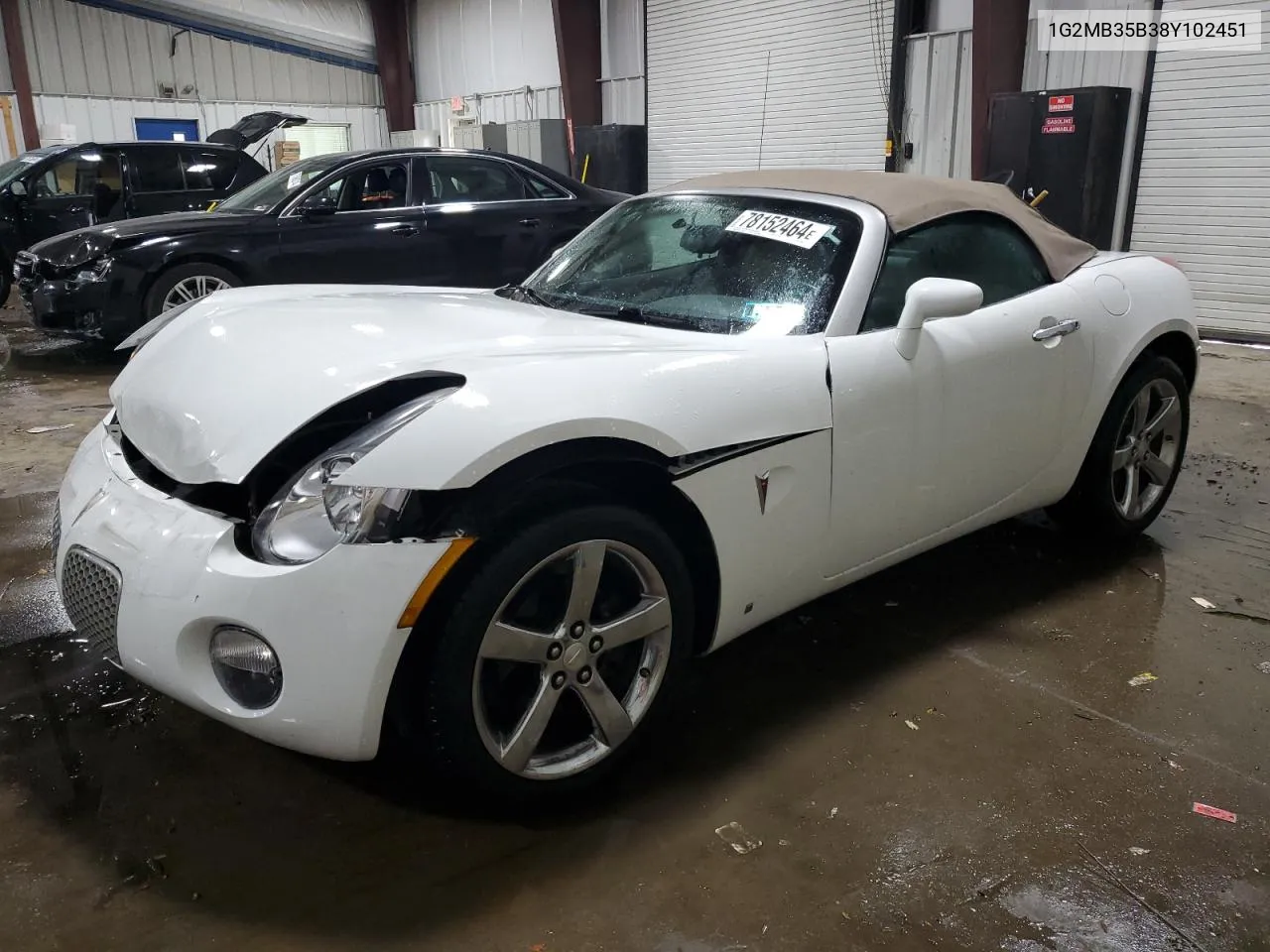 2008 Pontiac Solstice VIN: 1G2MB35B38Y102451 Lot: 78152464