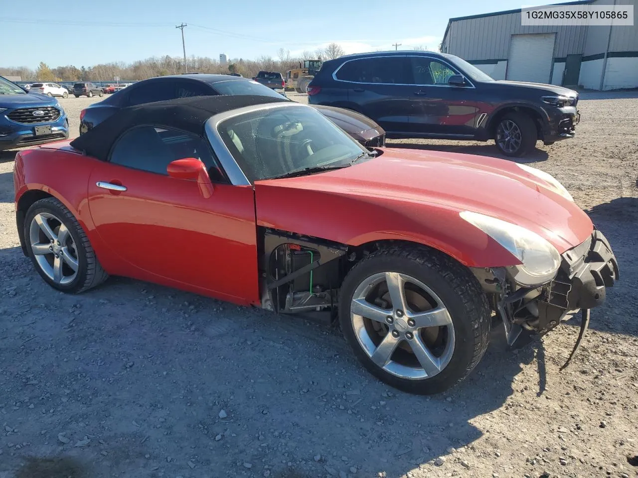 2008 Pontiac Solstice Gxp VIN: 1G2MG35X58Y105865 Lot: 79439024