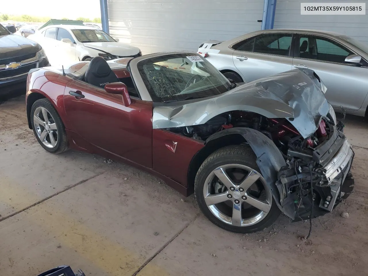 2009 Pontiac Solstice Gxp VIN: 1G2MT35X59Y105815 Lot: 74302574