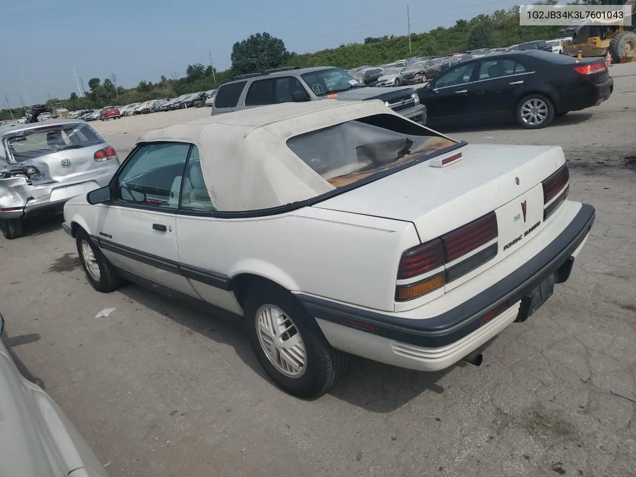 1990 Pontiac Sunbird Le VIN: 1G2JB34K3L7601043 Lot: 71321214