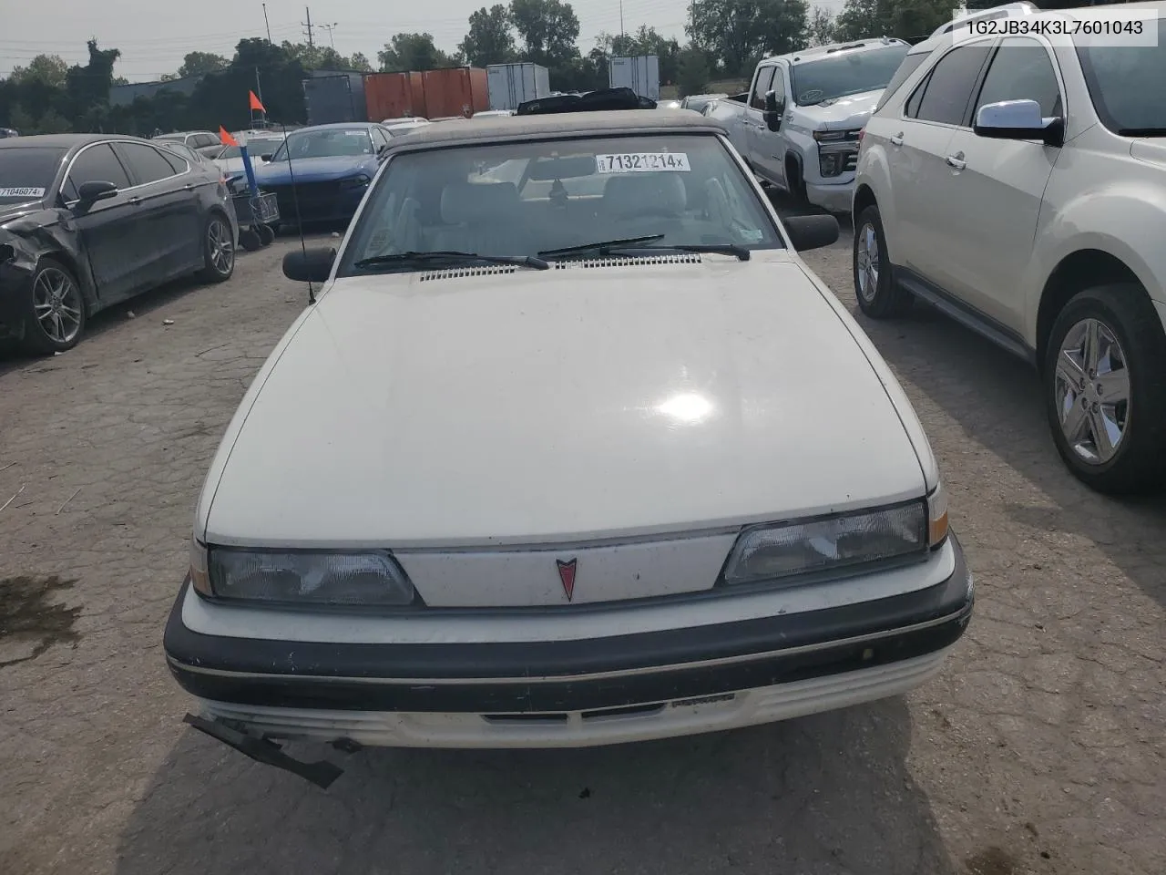 1990 Pontiac Sunbird Le VIN: 1G2JB34K3L7601043 Lot: 71321214