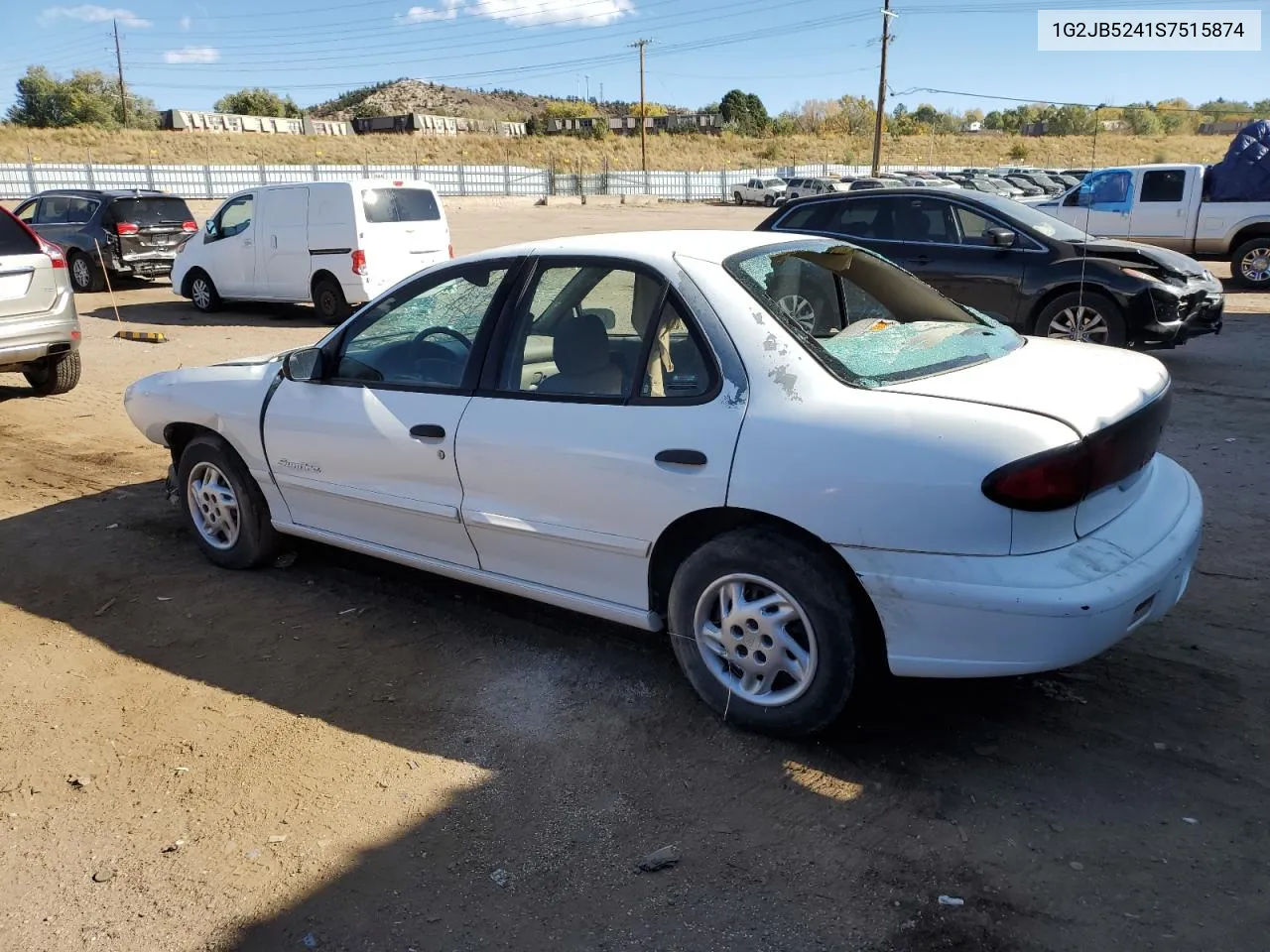 1995 Pontiac Sunfire Se VIN: 1G2JB5241S7515874 Lot: 78154134