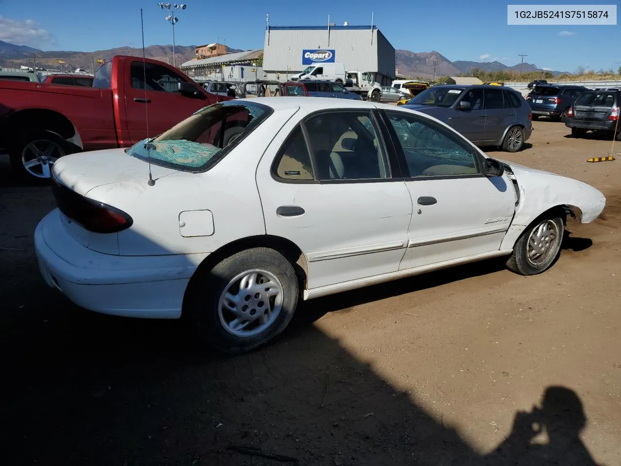 1995 Pontiac Sunfire Se VIN: 1G2JB5241S7515874 Lot: 78154134