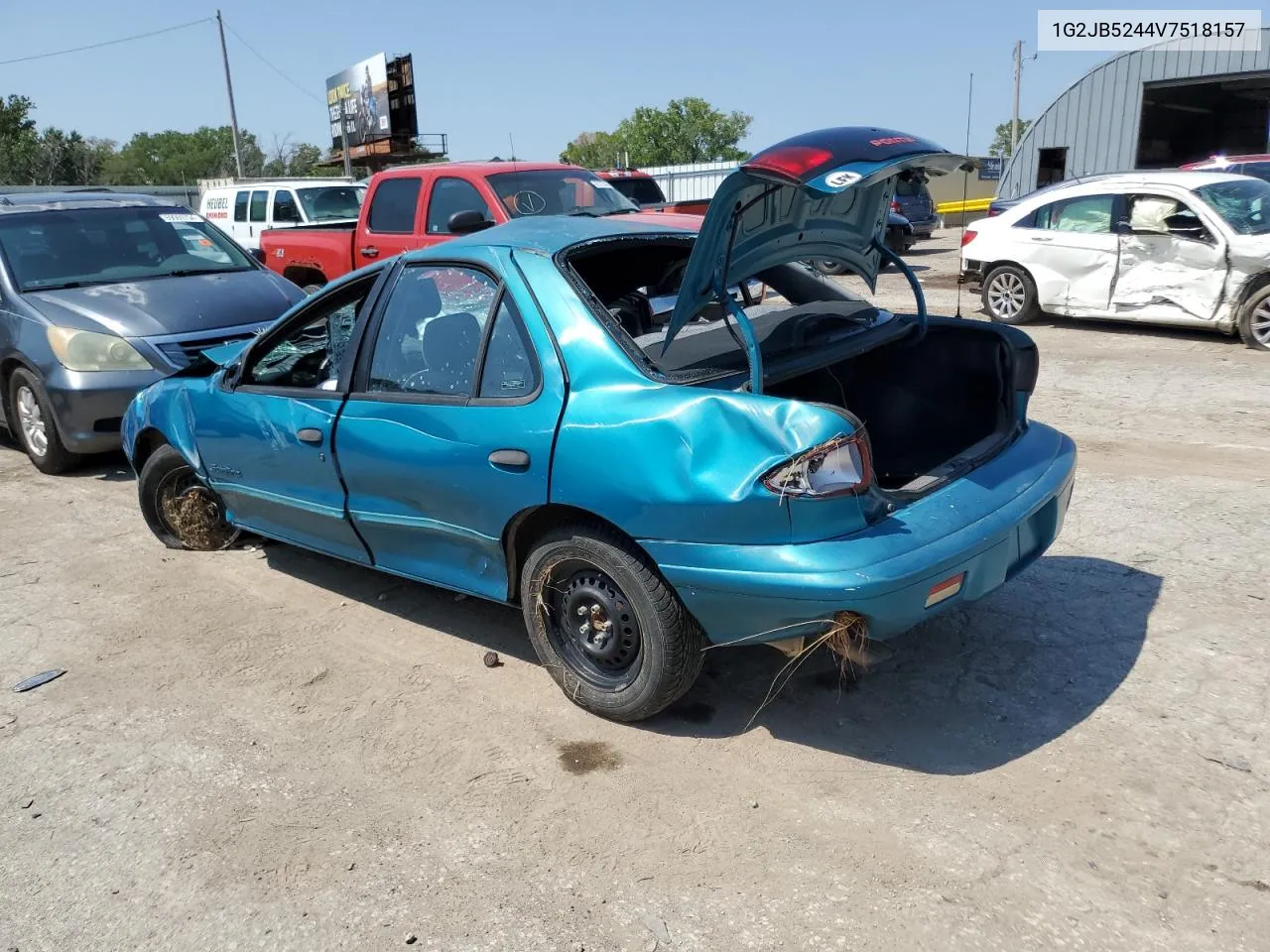 1997 Pontiac Sunfire Se VIN: 1G2JB5244V7518157 Lot: 69208244