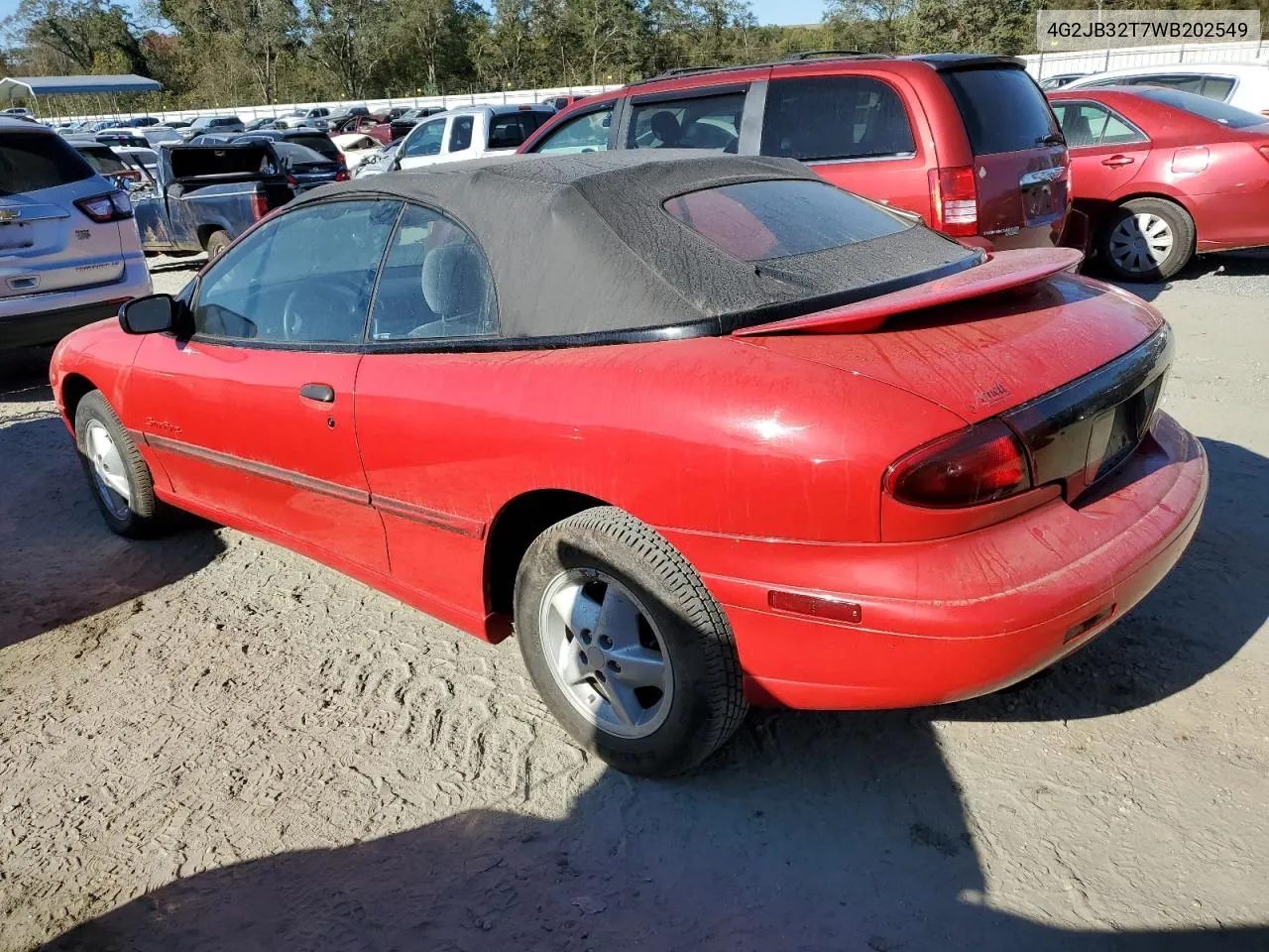 1998 Pontiac Sunfire Se VIN: 4G2JB32T7WB202549 Lot: 75095294