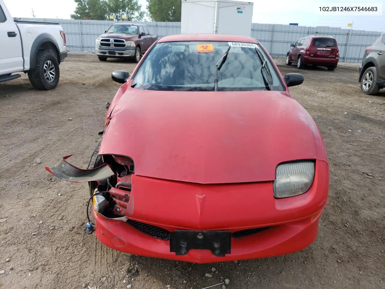 1999 Pontiac Sunfire Se VIN: 1G2JB1246X7546683 Lot: 68930384