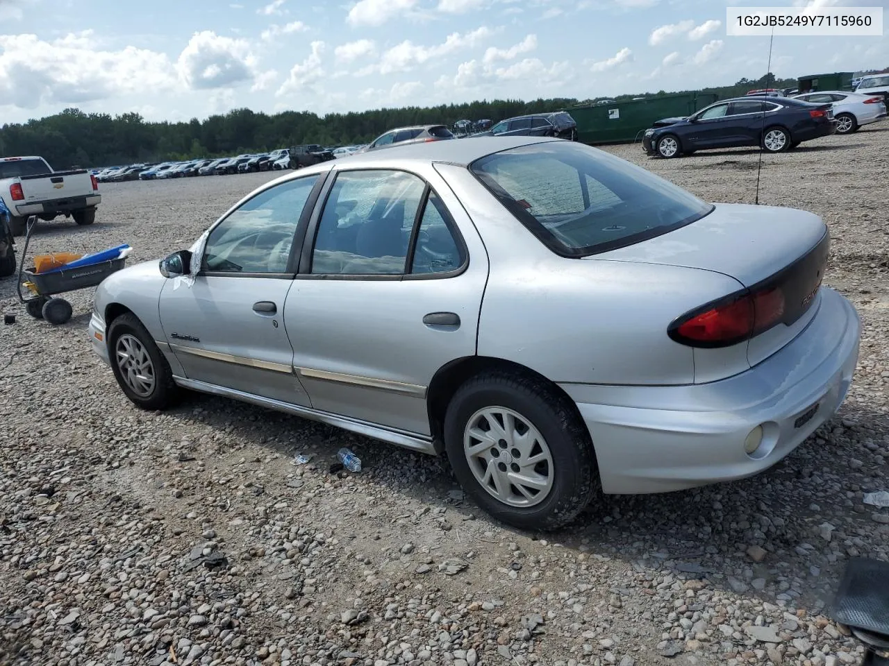 2000 Pontiac Sunfire Se VIN: 1G2JB5249Y7115960 Lot: 65038974