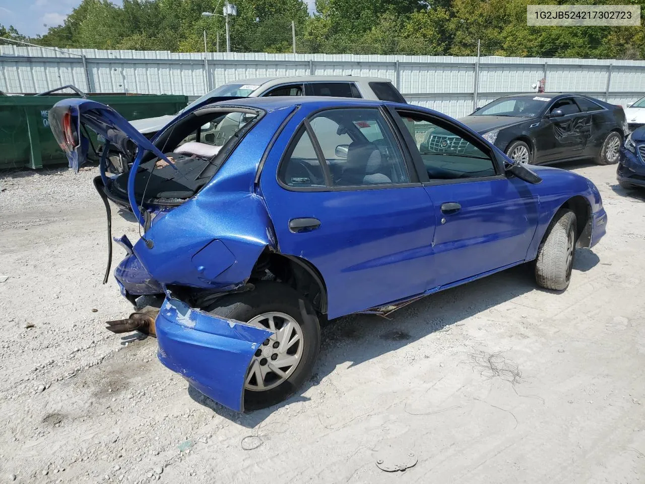 2001 Pontiac Sunfire Se VIN: 1G2JB524217302723 Lot: 69412544