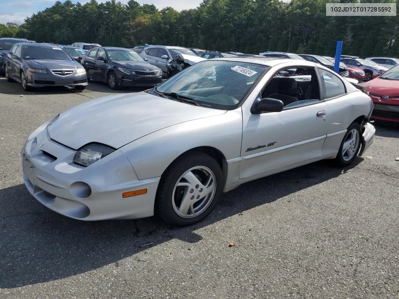 2001 Pontiac Sunfire Gt VIN: 1G2JD12T017285592 Lot: 72749324