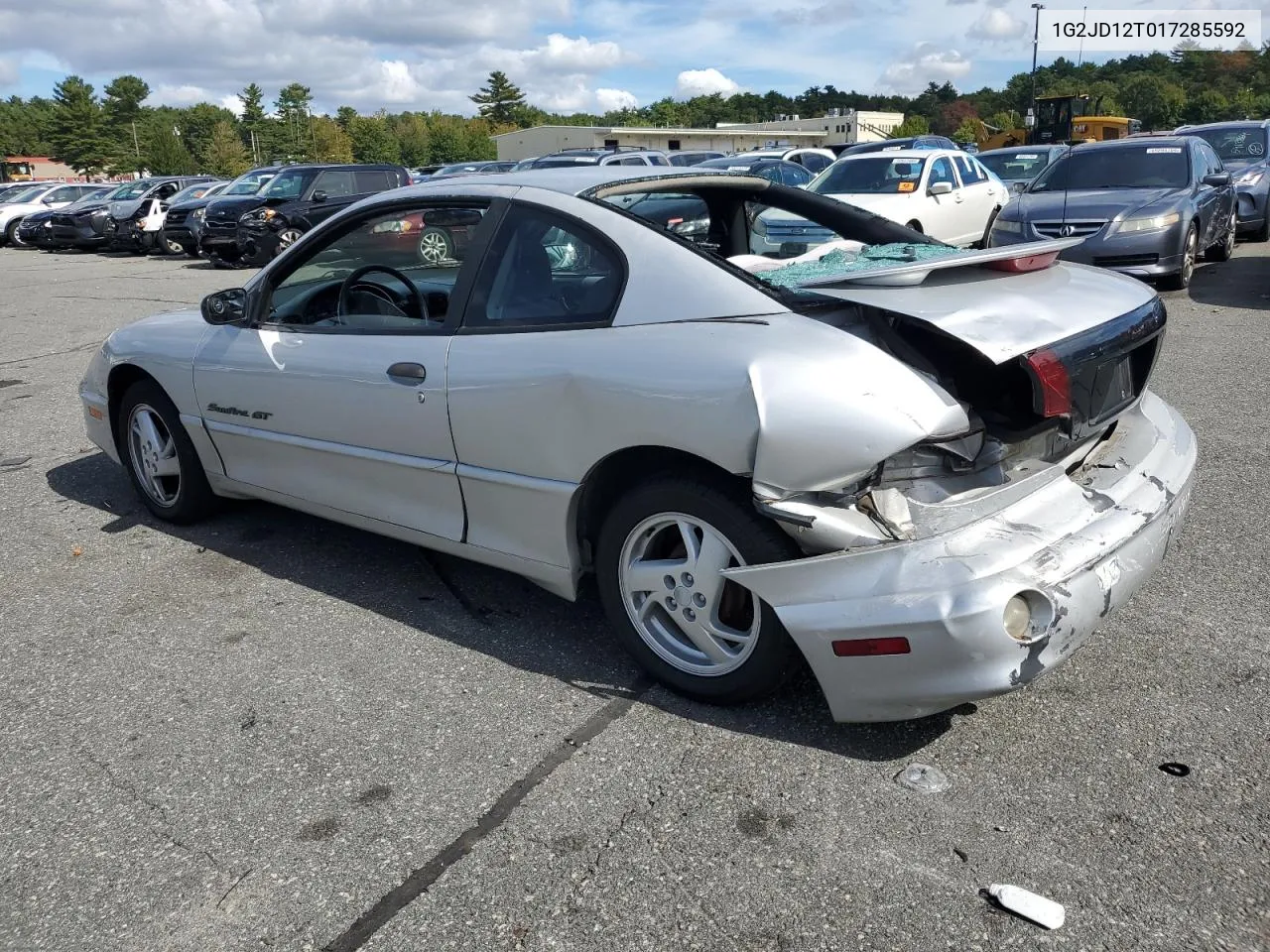 2001 Pontiac Sunfire Gt VIN: 1G2JD12T017285592 Lot: 72749324