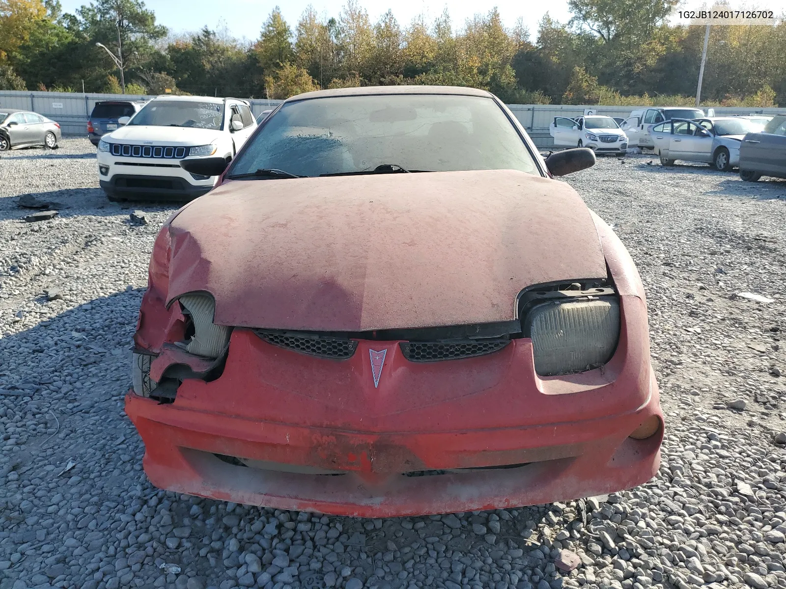 2001 Pontiac Sunfire Se VIN: 1G2JB124017126702 Lot: 73494903