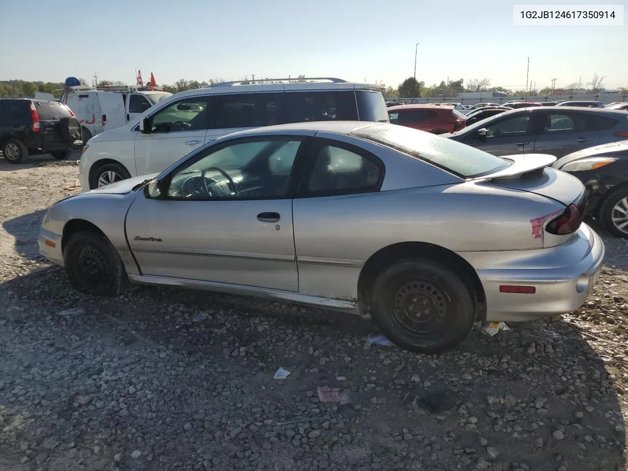 2001 Pontiac Sunfire Se VIN: 1G2JB124617350914 Lot: 74109574