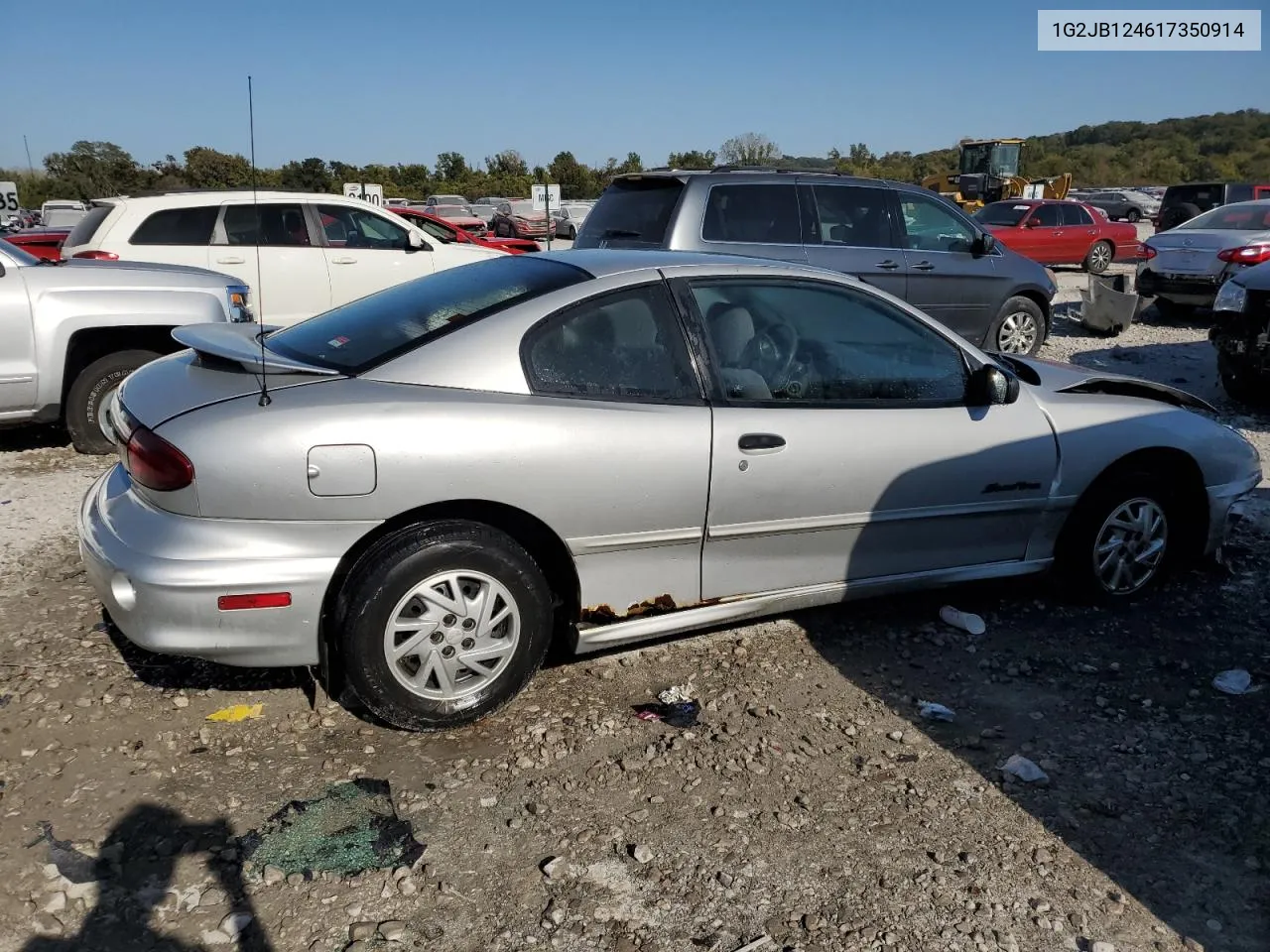 2001 Pontiac Sunfire Se VIN: 1G2JB124617350914 Lot: 74109574