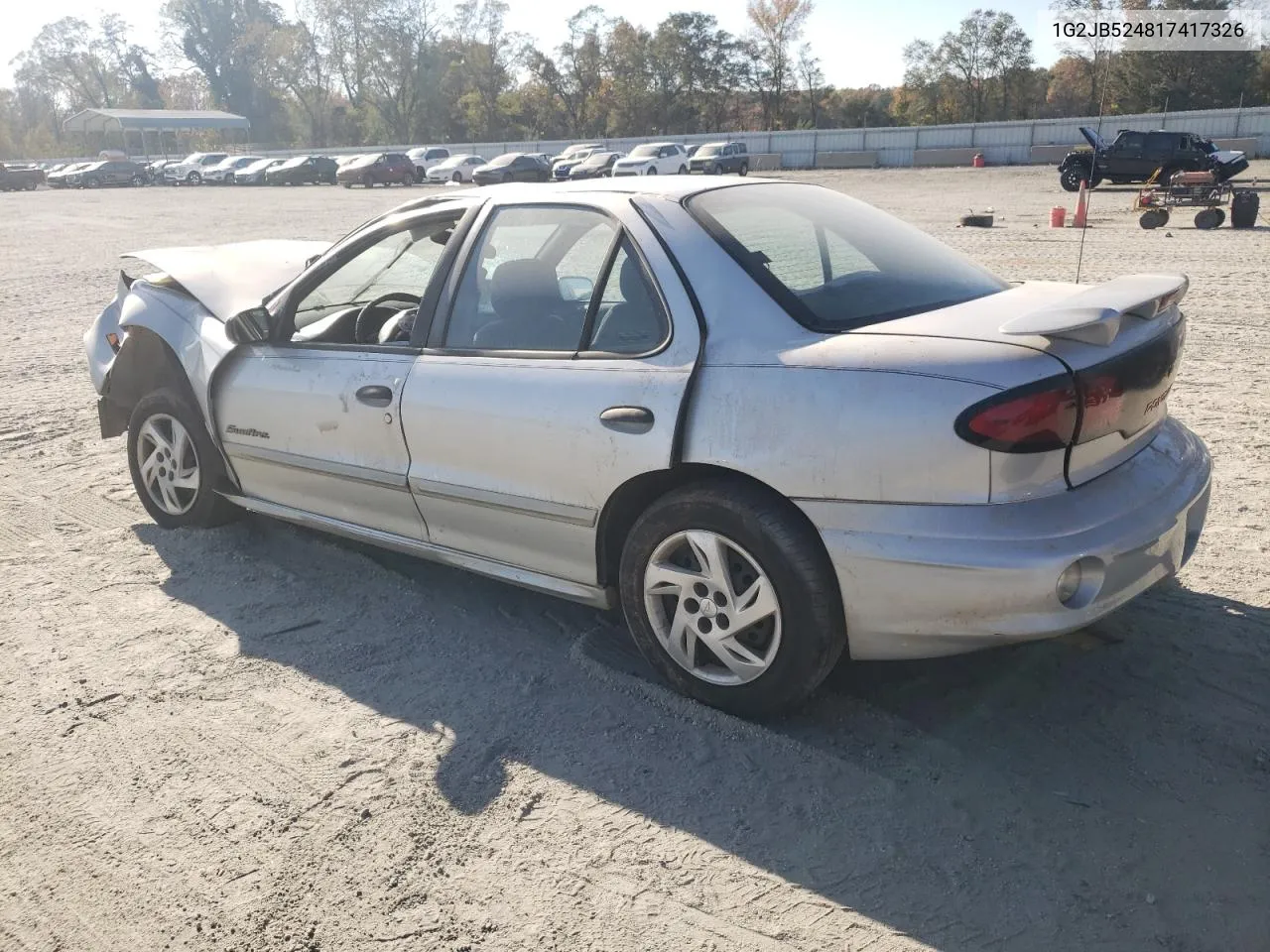 2001 Pontiac Sunfire Se VIN: 1G2JB524817417326 Lot: 78038904